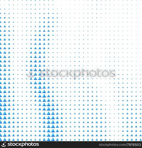 Abstract background with blue triangular shape gradient