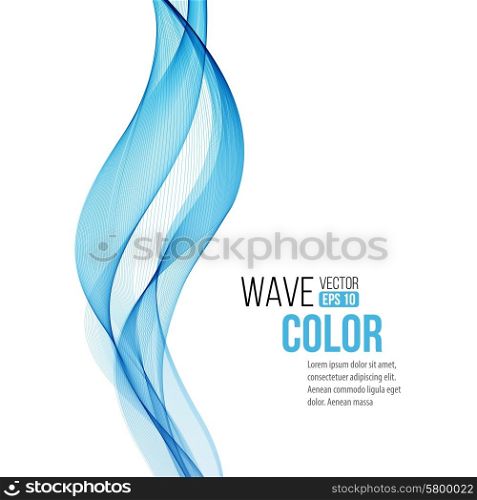 Abstract background with blue wave. Vector illustration. Abstract background with blue wave. Vector illustration EPS 10