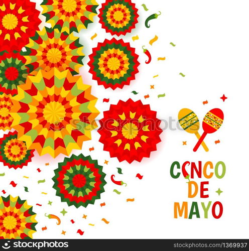 Abstract background with bright ethnic ornament. Element with mexican pattern.. Abstract background with ethnic ornament. Element with mexican pattern. Template for greeting card, invitation or poster. Vector file celebrate illustration.