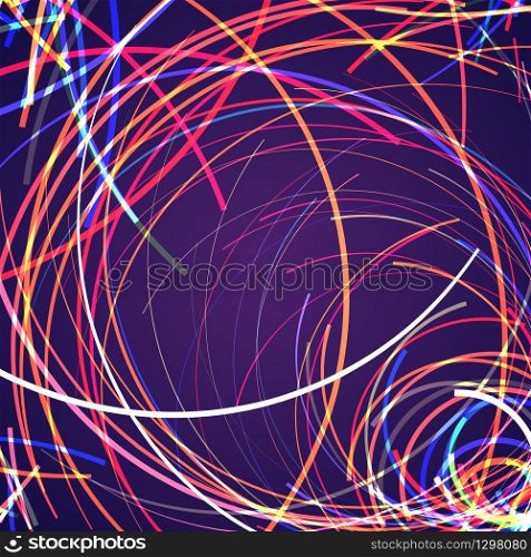 Abstract background with bright rainbow colorful lines