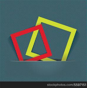 Abstract background with color frames
