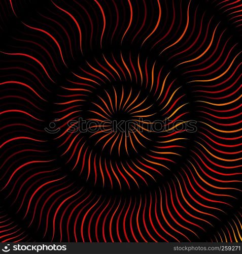 Abstract background with colorful blended volumetric mandala lines