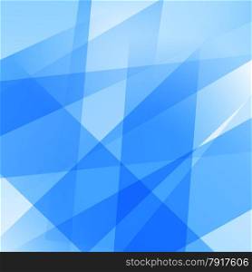 Abstract background with colorful blue overlapping transparent layers