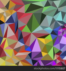 Abstract background with colorful triangles