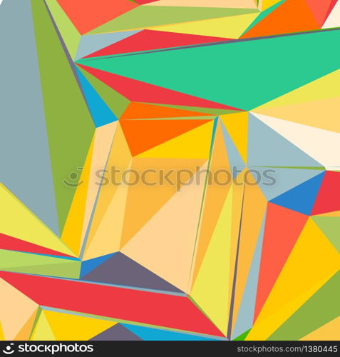 Abstract background with colorful triangles for magazines, booklets or mobile phone lock screen