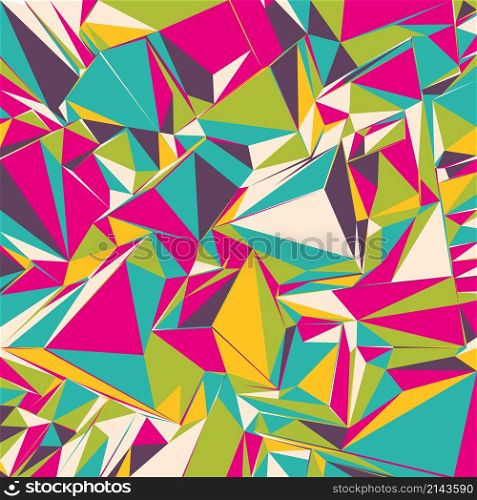 Abstract background with colorful triangles for magazines, booklets or mobile phone lock screen