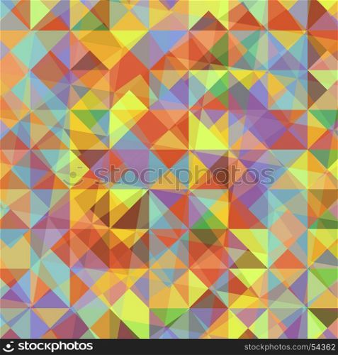 Abstract background with colorful triangles, stock vector