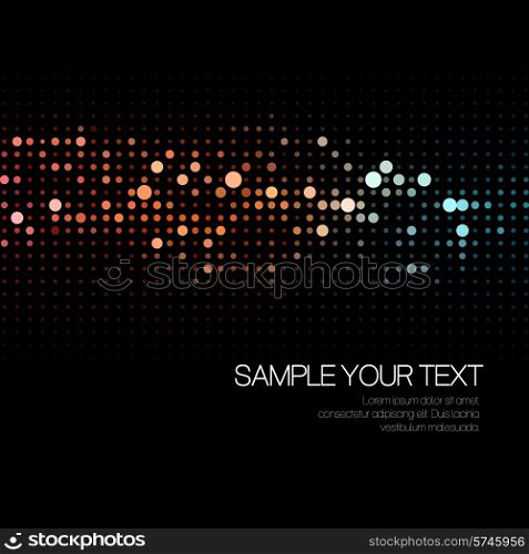 Abstract background with dots. Vector illustration EPS10