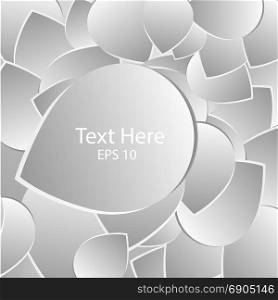 Abstract background with drop shadows. Paper petal Vector illustration.. Abstract background with drop shadows. Paper petal Vector illustration. eeps 10