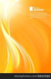 Abstract background with flame. Vector illustration, contains transparencies, gradients and effects.