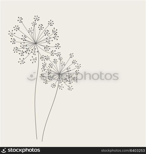 Abstract background with flowers. Vector illustration EPS10. Abstract background with flowers. Vector illustration
