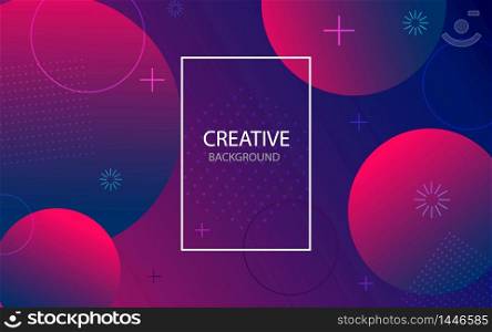 Abstract background with geometric gradient circle. Design abstract pattern with color circles, dots. vector illustration. Abstract background with geometric gradient circle. Design abstract pattern with color circles, dots. vector