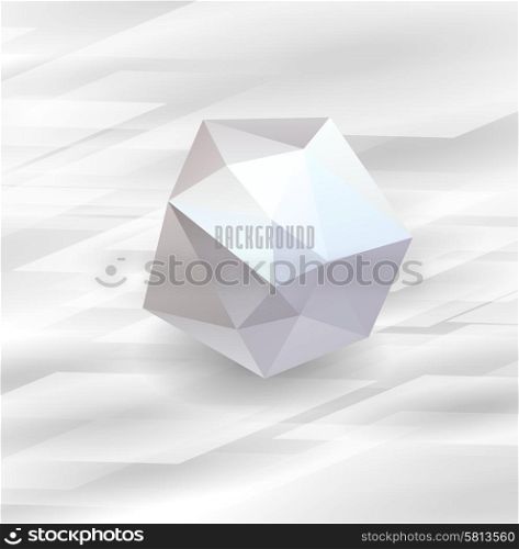 Abstract background with glas bubble. Vector illustration