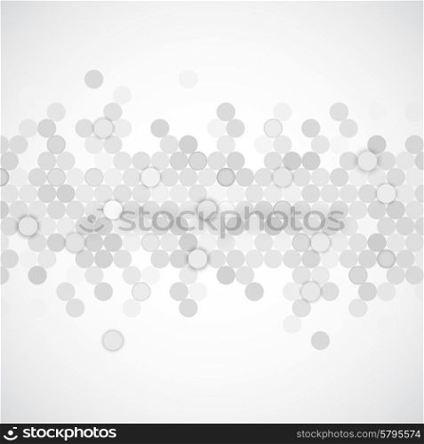 Abstract background with gray circle modern template. Circles background