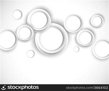 Abstract background with gray circles