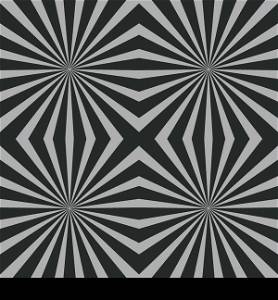 Abstract background with grey stripes and black background