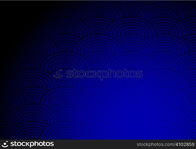 Abstract background with half circle repeating pattern in purple