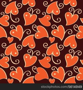 Abstract background with hearts. Vector illustration