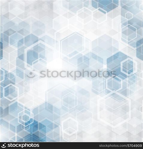 Abstract background with hexagon shapes