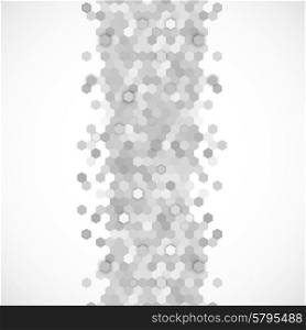 Abstract background with hexagons pattern design template. Abstract background