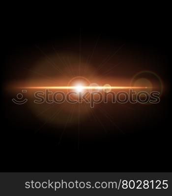 Abstract background with lens flare, stock photo