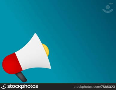Abstract Background with Megaphone and copy space. Vector Illustration. Abstract Background with Megaphone and copy space. Vector Illustration EPS10
