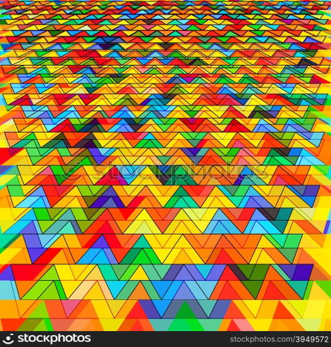 Abstract background with messy triangular polygons pattern