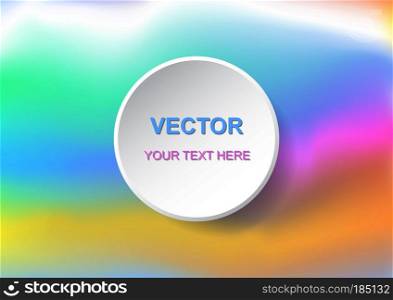 Abstract background with muiticolorful wave paints, stock vector