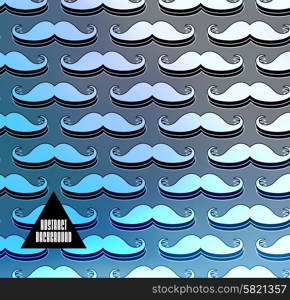 Abstract background with mustache for design can be used for invitation, congratulation