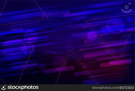 Abstract background with neon stretching line and stripe. Modern futuristic glitch surface with tech light motion. Trendy technology vibrant color seamless pattern vector illustration. Abstract background with neon stretching line and stripe