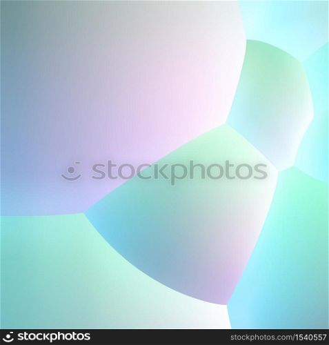Abstract background with pearlescent bubbles balls