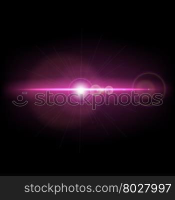 Abstract background with pink lens flare, stock photo