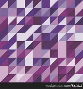 Abstract background with purple tone triangles, stock vector