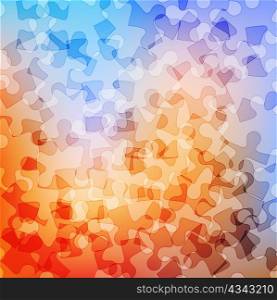 abstract background with puzzle pieces. eps10