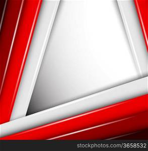 Abstract background with red and gray lines