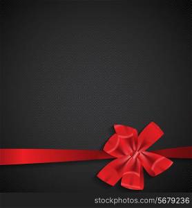 Abstract Background with Red Gift Ribbon . Vector illustration. EPS10