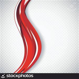 Abstract background with red lines