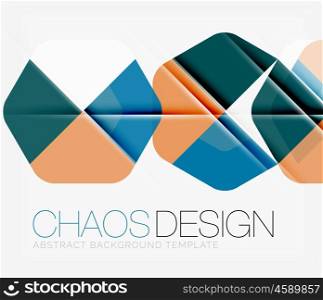Abstract background with round shapes. Abstract background with round color shapes and light effects. Vector illustration