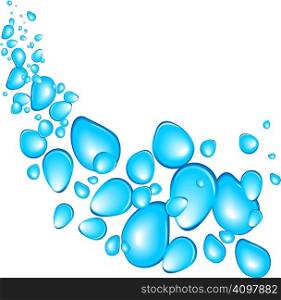 abstract background with shiny bubbles - vector illustration