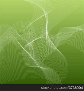 Abstract background with smoke wave. Vector illustration