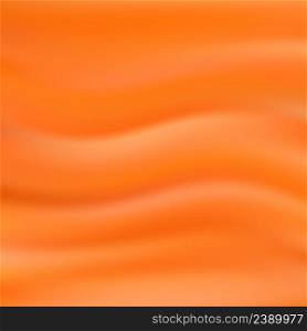 Abstract background with smooth silk texture orange fabric design modern