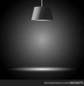 Abstract background with spot light vector image