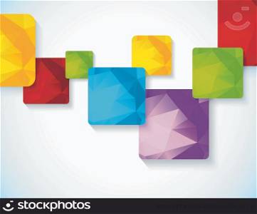 Abstract background with squares