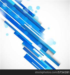 Abstract background with straight line in blue color