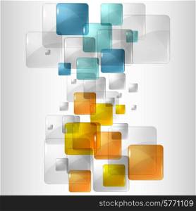 Abstract background with transparent colored squares. Eps 10.. Abstract background with transparent colored squares. Eps 10