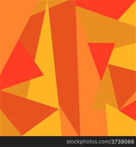 Abstract background with triangles in orange color&#xA;