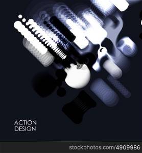 Abstract background with vector design elements. Abstract background with vector design elements.