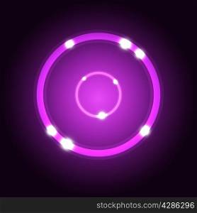 Abstract background with violet circle, stock vector