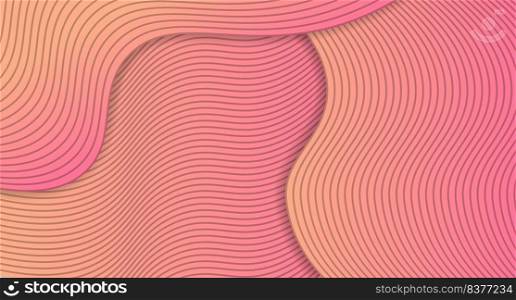 Abstract background with wave spiral. Vector illustration for presentation design with modern concept