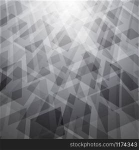 Abstract background with white and gray objects,Used transparency and opacity mask,Vector illustration